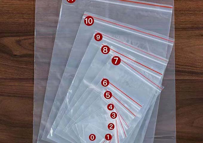 PE自封袋骨袋尺寸